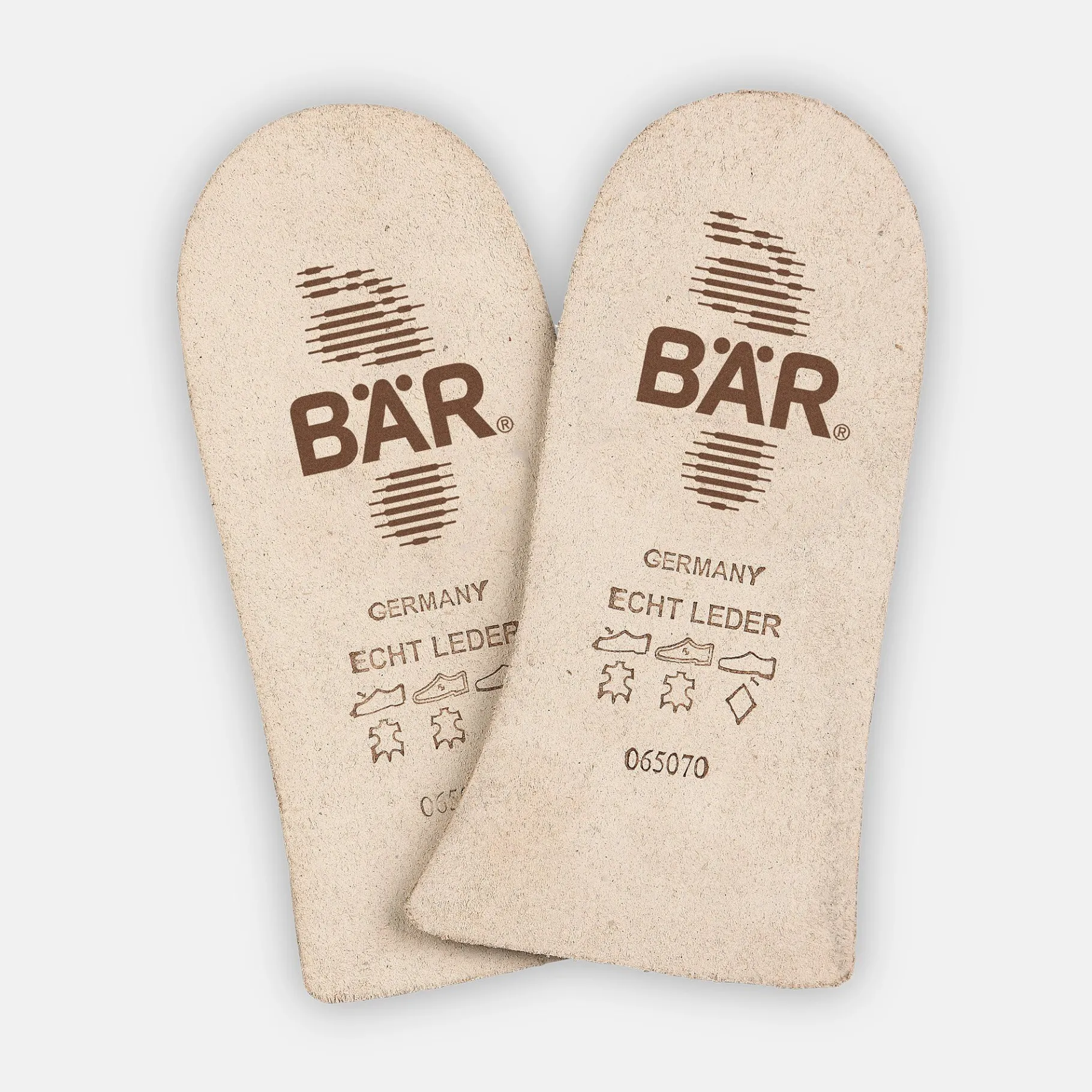 BÄR Schuhe Fersen-Halbeinlegesohle 4 mm Schlank DA natur Best