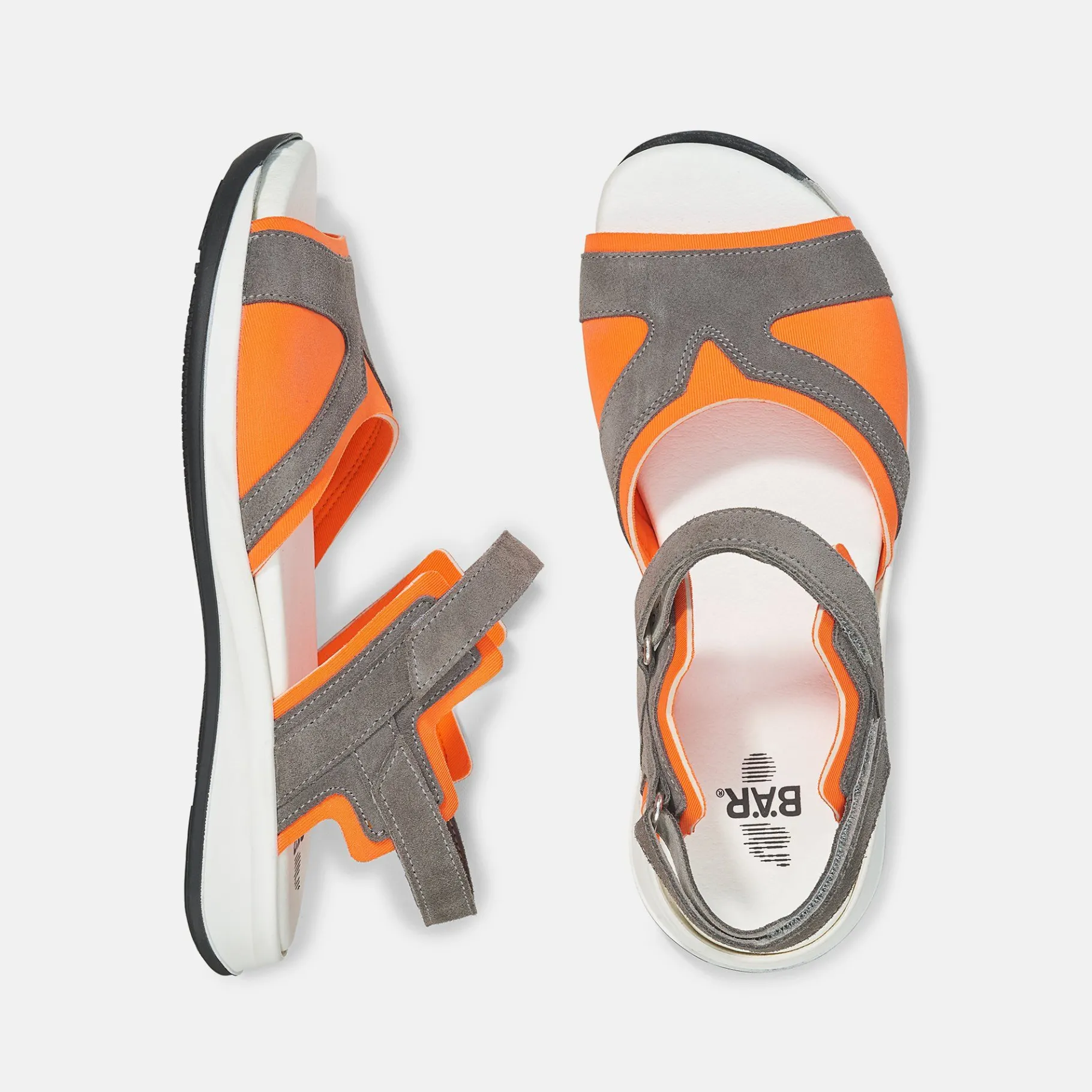 BÄR Schuhe Tabea grau/orange Fashion